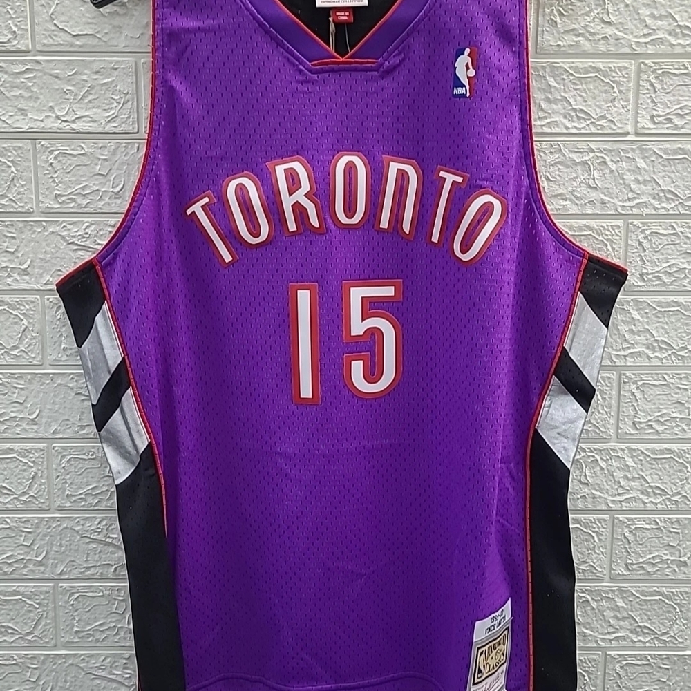 New Vince Carter Raptors Jersey Men's Size XL Mitchell & Ness Throwback '99-'00